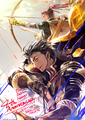 Artwork of Claude for Heroes's fourth anniversary, drawn by Wada Sachiko.