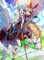 Artwork of Emma from series 2 of Fire Emblem Cipher.