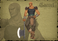 CG image of Garret in Path of Radiance.