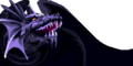 Battle sprite of Medeus, a Shadow Dragon, in Mystery of the Emblem.