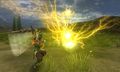 Gray attacking at range with a Lightning Sword in Shadows of Valentia.