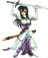 Artwork of Ayra from Genealogy of the Holy War.