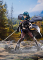 The female Byleth statuette with the Sword of the Creator retracted.