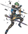 Artwork of Resplendent Alm: Hero of Prophecy from Heroes.