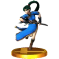 Trophy Lyn from Super Smash Bros. for Nintendo 3DS.