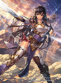 Arwork of Ayra from Fire Emblem Cipher.