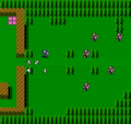 The first battle map of Act 1 in Gaiden.