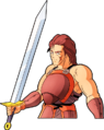 Artwork of Ogma from Shadow Dragon & the Blade of Light.