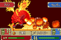 Ein attacking with a Firestone in The Binding Blade.