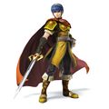 Marth's yellow palette in Super Smash Bros. for Nintendo 3DS and Wii U.