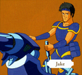 Artwork of Jake from Shadow Dragon & the Blade of Light.