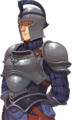 The generic male Cavalier portrait with allied colors in Echoes: Shadows of Valentia.
