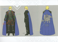 Concept art of Dimitri from Three Houses.