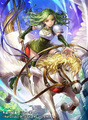 Artwork of Syrene from Fire Emblem Cipher.