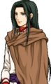 Sephrian's cloaked portrait in Path of Radiance.