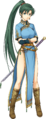 Artwork of Lyn: Lady of the Plains from Heroes.