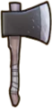 The Iron Axe as it appears in Heroes.