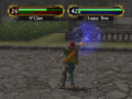 Shinon wielding a Laguz Bow in Path of Radiance.
