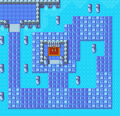 The temple where Forblaze is sealed as it appears in The Blazing Blade.