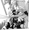 Deen takes the blow intended for Sonya in the manga.