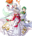 Artwork of Micaiah: Dawn Wind's Duo from Heroes.