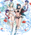 Artwork of Byleth: Fell Star's Duo from Heroes.