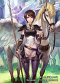 Artwork of Tanith from Fire Emblem Cipher.