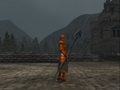 Devdan wielding a Spear in Path of Radiance.