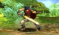 Ike wielding Ragnell in Super Smash Bros. for Nintendo 3DS.