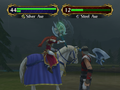 Titania wielding a Silver Axe in Path of Radiance.