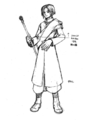 Concept artwork of Saul from The Binding Blade.