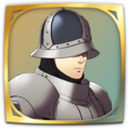 Portrait of the gatekeeper from Three Houses used in Choose Your Legends.
