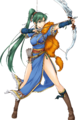 Artwork of Lyn: Brave Lady from Heroes.