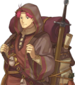 Portrait of a red peddler in Echoes: Shadows of Valentia.