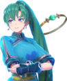 Portrait of Lyn from Fire Emblem Engage.