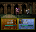 Arden in an arena match in Genealogy of the Holy War.