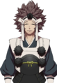 Azama's Live 2D model from Fates.
