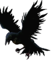 Artwork of a transformed raven from Path of Radiance.