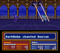An enemy Dark Mage casting Dulam in Mystery of the Emblem.