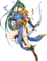 Artwork of Lyn: Brave Lady from Heroes.