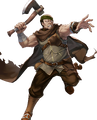 Artwork of Brigand Boss: Known Criminal from Heroes.