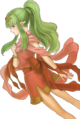 Artwork of Tiki from the Fire Emblem 25th Anniversary Staff Book.