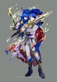 Seliph in an artwork of Sigurd.