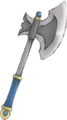 Concept art of a Steel Axe from Path of Radiance.