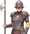 The generic Soldier portrait in Echoes: Shadows of Valentia.
