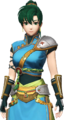 Costume portrait of Lyn as a Blade Lord.