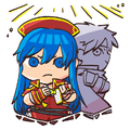 Artwork of Lilina: Delightful Noble, featuring Roy.