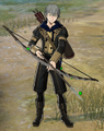 Ashe wielding a Venin Bow in Three Houses.