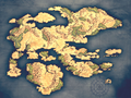 Map of Archanea from Shadow Dragon.