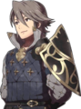 In-game portrait of Laslow from Fates.